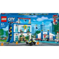 LEGO 60372 City Polizeischule Spielset mit Hindernisstrecke, Pferd-Figur, Spielzeug-Auto und 6 Minifiguren, für Kinder ab 6 Jahren