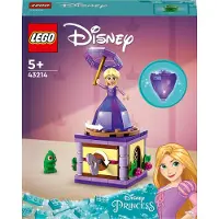LEGO 43214 Disney Princess Rapunzel-Spieluhr, Prinzessinnen Spielzeug zum Bauen mit Rapunzel Mini-Puppe, Diamantkleid und Chamäleon Pascal für Kinder