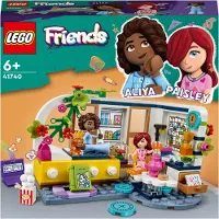 LEGO 41740 Friends Aliyas Zimmer, Übernachtungsparty-Spielzeug zum Sammeln mit Paisley aus der Serie 2023 und Hündchen-Figur für Mädchen und Jungen ab 6 Jahren