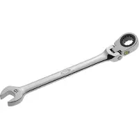 Vigor Gelenk-Ratschen-Ring-Maulschlüssel V2806, 10, Gesamtlänge 158mm