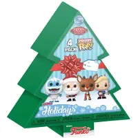 Funko POP! Rudolph mit der roten Nase Pocket POP! Vinyl Figuren 4er-Pack Tree Holiday 4 cm