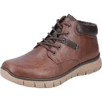 Rieker Herren Schnürschuh Stiefelette Warmfutter B5635, Größe:44 EU, Farbe:Braun