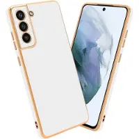Cadorabo Hülle für Samsung Galaxy S21 FE TPU mit Kameraschutz