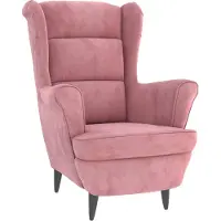 The Living Store Sessel Rosa Samt