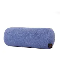 Dr. Berger Velours-Fleece Nackenrolle Blaumelange 40 x 16 cm 1 St