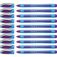 Schneider Kugelschreiber Slider Memo Violett, 10 Stück