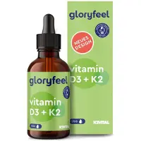 Gloryfeel Vitamin D3 K2 (K2Vital von Kappa) Tropfen 50 ml zum Einnehmen