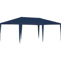 The Living Store Partyzelt 4x6 m Blau