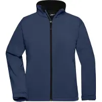 James & nicholson Damen 3-Lagen Softshell Jacke Softshell-Jacke JN137 navy S