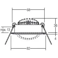 Brumberg BB03 Einbau RC Anschlussbox nickel matt