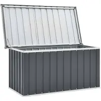 The Living Store Gartenbox Grau 129 x 67 x 65 cm