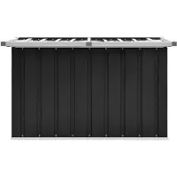 The Living Store Gartenbox Anthrazit 109 x 67 x 65 cm