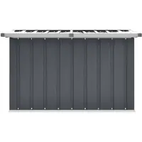 The Living Store Gartenbox Grau 109 x 67 x 65 cm