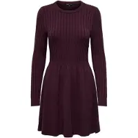 ONLY Strickkleid "ONLFIA LS CABLE DRESS KNT" Viskosemischung, regular fit
