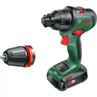Bosch Cordless impact drill AdvancedImpact 18 green black 2x Li-ion battery 1.5Ah case