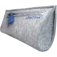 Juscha Lightpak Stifteetui Drop Filz grau ca. 20 x 11 x 2,5 43095