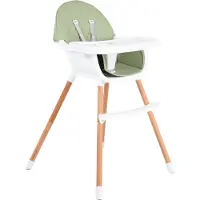 Cangaroo Kinderstuhl 2-in-1 Holz Gelato Grn