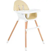 Cangaroo Kinderstuhl 2-in-1 Holz Beige