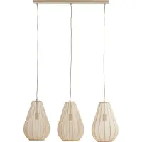 Light & Living - Hängeleuchte Itela - Sand - 80x8x40cm Hängelampe - Esstischlampe - Wohnzimmerlampe - Schlafzimmerlampe - Wohnzimmer