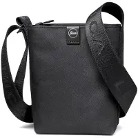 Leica Crossbody Tasche SOFORT / klein, recyceltes Fabrick schwarz