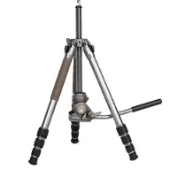 Sirui GT04 Dreibeinstativ mit Videoneiger GT5 Matt Silber Aluminium