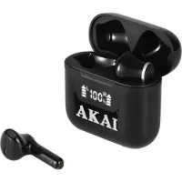 Akai BTE-J101, Kabellos, Anrufe/Musik, 20 - 20000 Hz, Kopfhörer, Schwarz