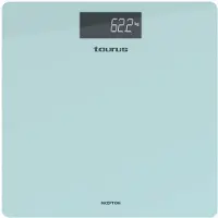 Taurus Inception, Elektronische Personenwaage, 180 kg, Hellblau, 3 kg, kg / lb, Quadratisch