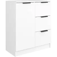 vidaXL Sideboard Weiß 60x30x70 cm Holzwerkstoff