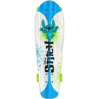 Disney Stamp Stitch Crusier Skateboard, Blau/Weiß