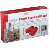 Sissel Linum Relax Warmtepantoffels Met Lijnzaadvulling Comfort Maat 41-45 Rood 1 St Sonstige