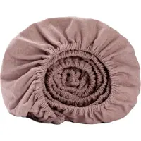 Yumeko Spannbettlaken Flanell 90x200 Lila - Eco, Bio & Fairtrade