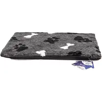 Let's Sleep Pet Sleep Fluffy Floor Plüschkissen XS Anthrazit