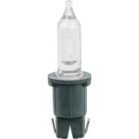 Konstsmide 5063-130 LED Ersatzbirne, 3er-Blister, warm weiß, 3V, 0.06W, grüne Steckfassung