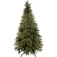 Springos Künstlicher Weihnachtsbaum Christbaum Fichte Natur 150 cm inkl. Christbaumständer Material PE-PVC Spritzguss