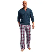 His Jeans H.I.S Pyjama in marine-bordeaux | Gr.: 60/62