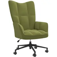 vidaXL Relaxsessel Hellgrün Samt