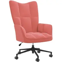 vidaXL Relaxsessel Rosa Samt