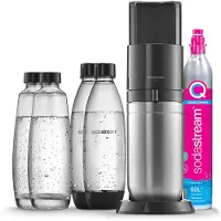 SodaStream Duo, Schwarz, Edelstahl, 1 l, 60 l