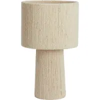 Light & Living Japandi Tischleuchte Pitino creme Ø 31,5cm