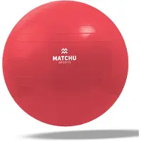 Matchu Sports - Gymnastikball / Pilatesball Sitzball Yogaball mit Pumpe 55 cm 1 St