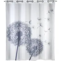 Wenko Duschvorhang "Pusteblume" Wenko Weiß/Grau
