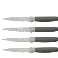 Berghoff Tafelmesser Küchenmesser Messer Obstmesser Menümesser LEO Steakmesser-Satz, 4 Stk. HOMLA