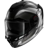 Shark SPARTAN GT PRO CARBON RITMO MATT Integralhelm L in grau/schwarz