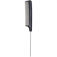 Denman Precision Comb DPC1 Pin Tail schwarz - silber