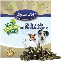 Lyra Büffelsticks mit Rindfleischstreifen 10 kg Futter