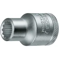 Gedore Steckschlüsseleinsatz D 19 1/2 Zoll 12-kant SW 5/8 Zoll