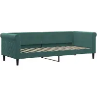 vidaXL Tagesbett Dunkelgrün 80x200 cm Samt
