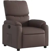 vidaXL Relaxsessel Braun Kunstleder