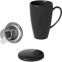 Intirilife Kaffeetasse Teetasse mit Deckel
