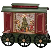 Konstsmide LED Wasserlaterne Wagon, 5h Timer, 1 warm weiße Diode, batteriebetrieben & USB, Innen - 4278-000
